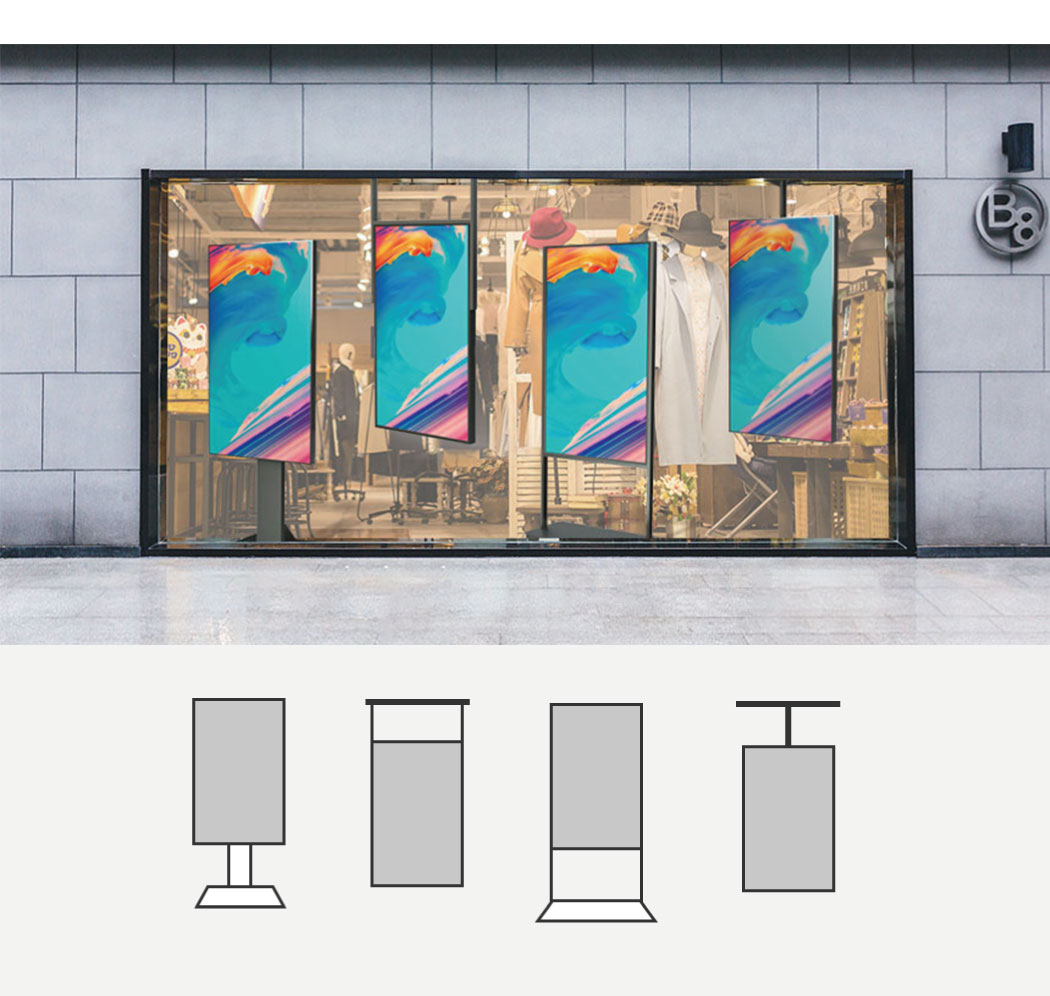 Window LCD digital signage