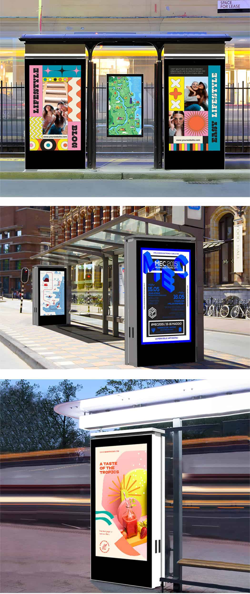 small bus shelters