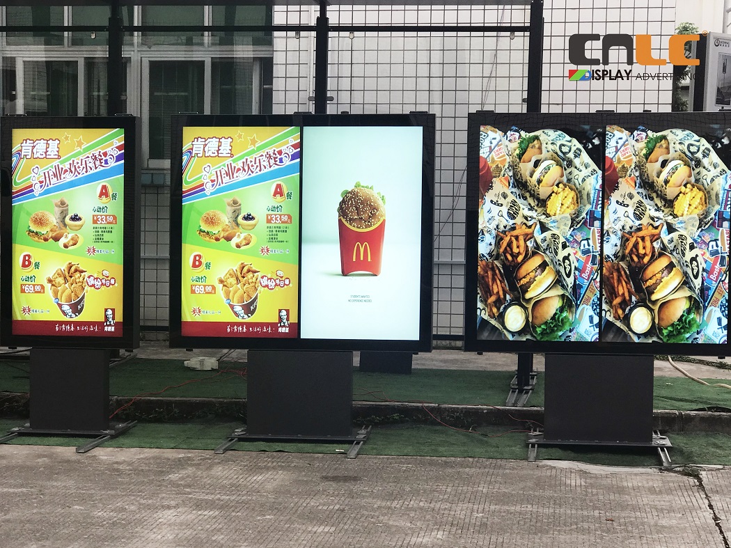 Outdoor lcd menu boards for restaurants