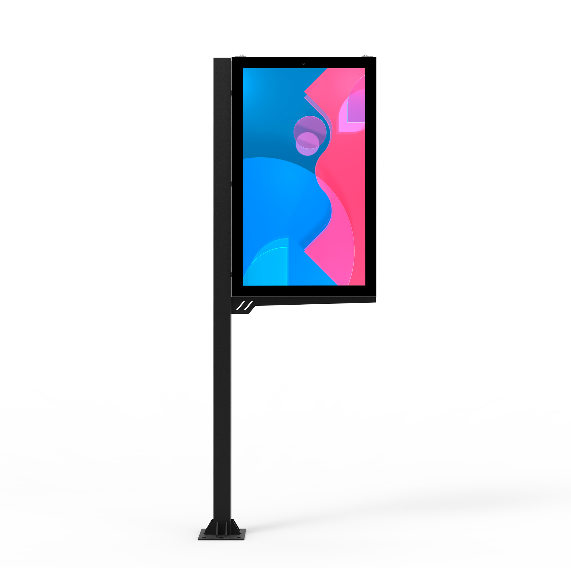 FLAG TOTEM LCD DIGITAL SIGNAGE