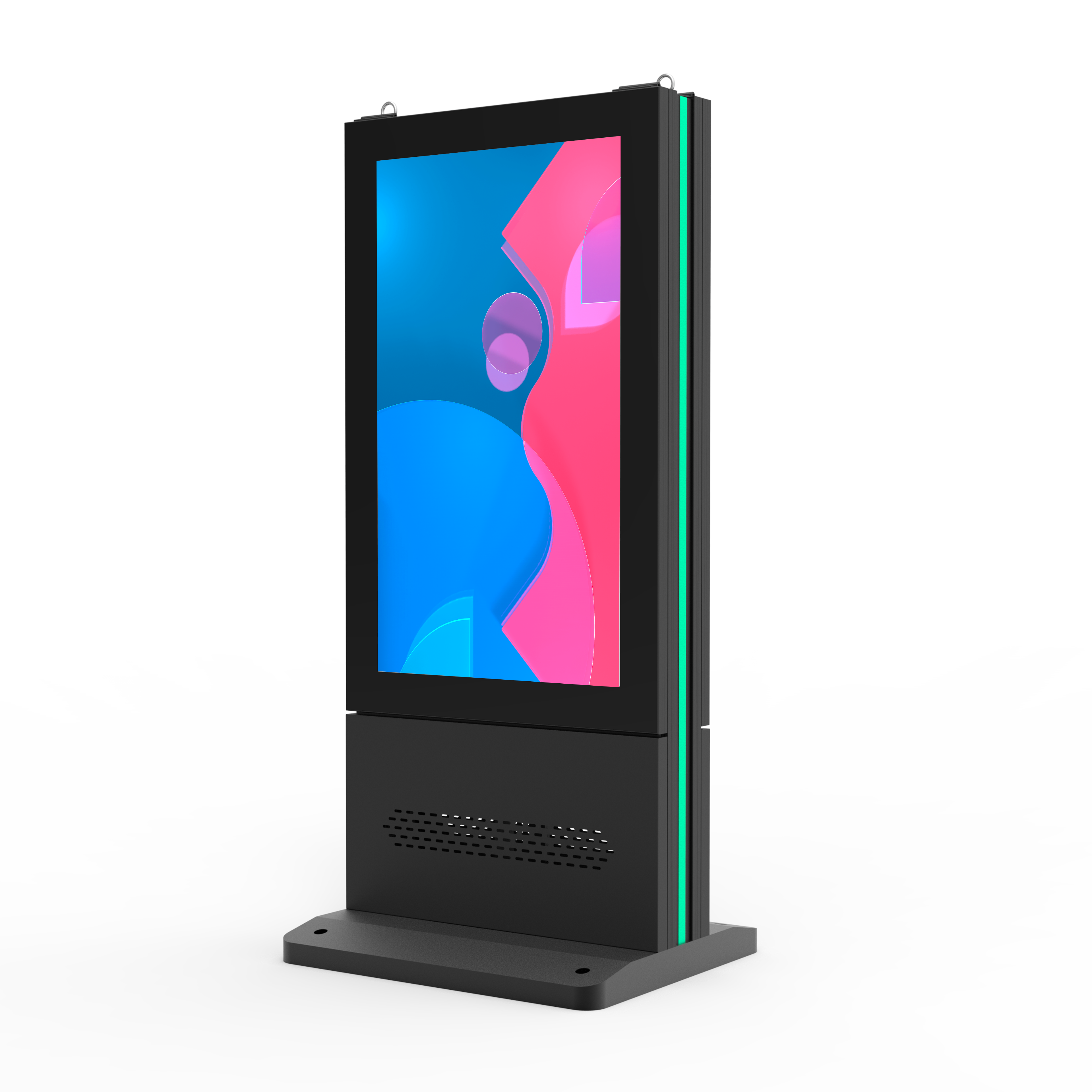 Shopping Center LCD Totem with Aluminum Enclosure