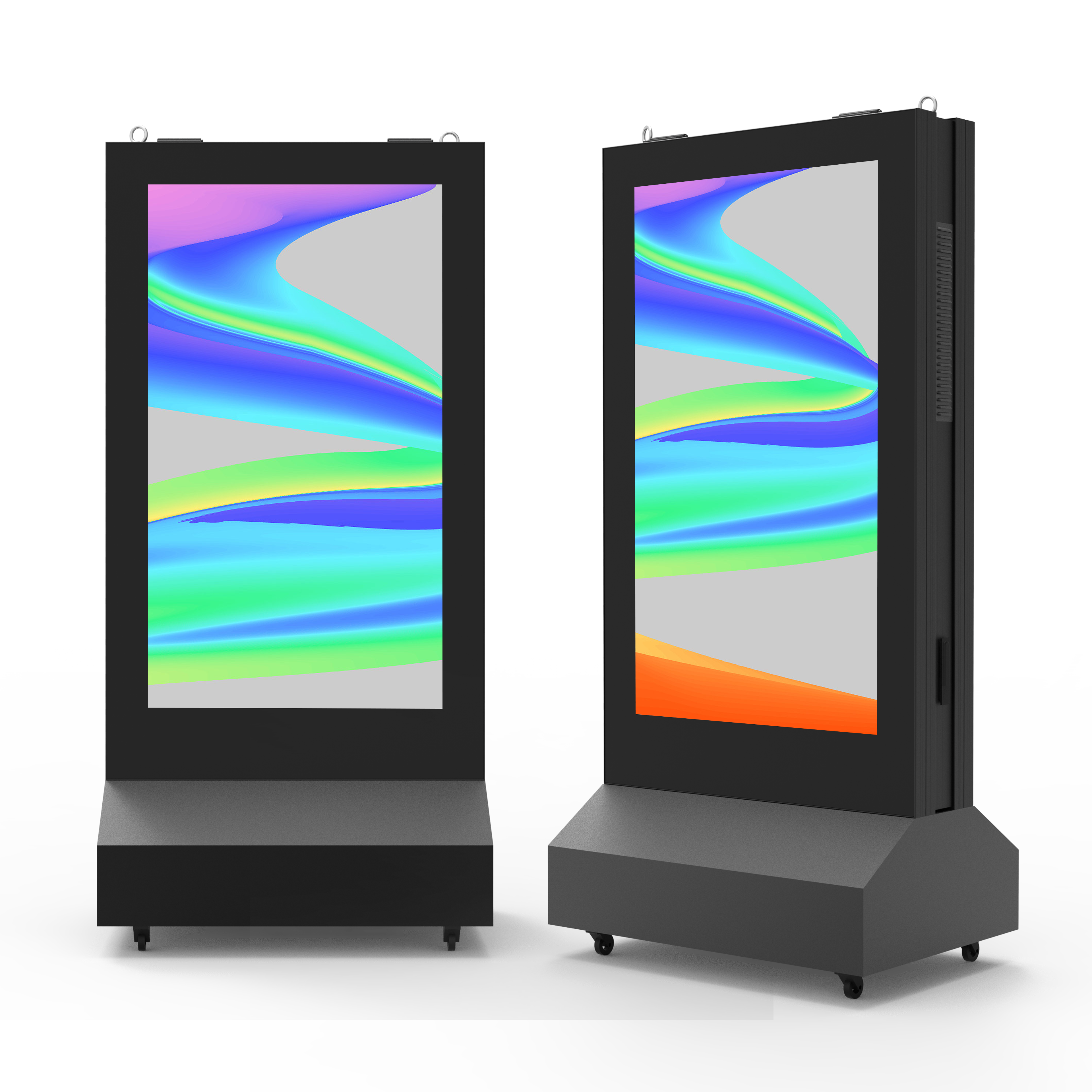 Double Face LCD Digital Signage Battery Powered