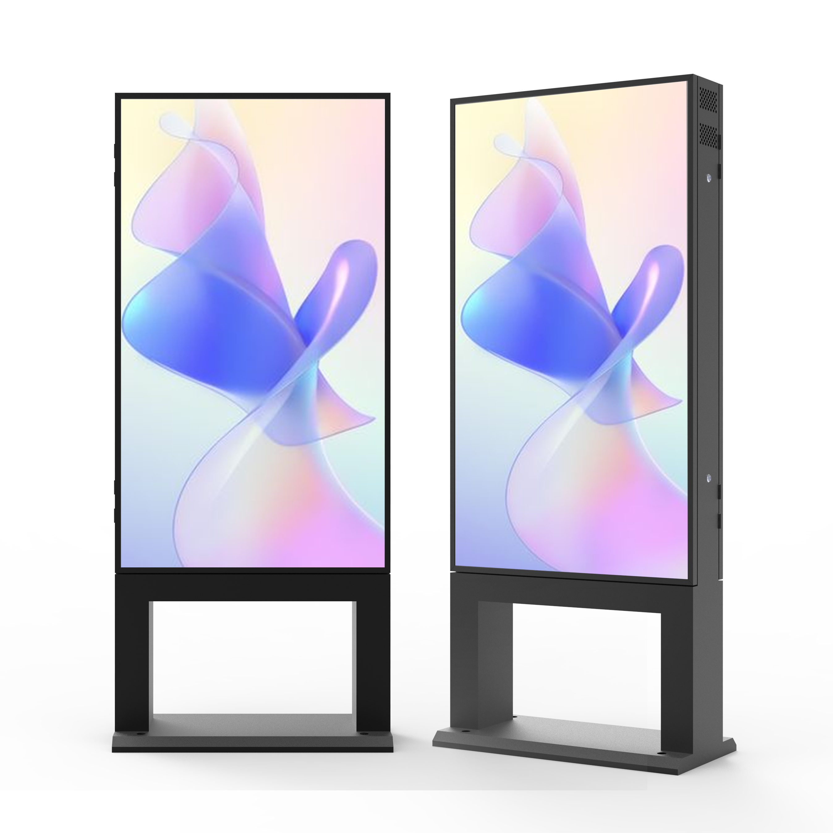 75 Inches Advertising Totem Optical Boarding LCD