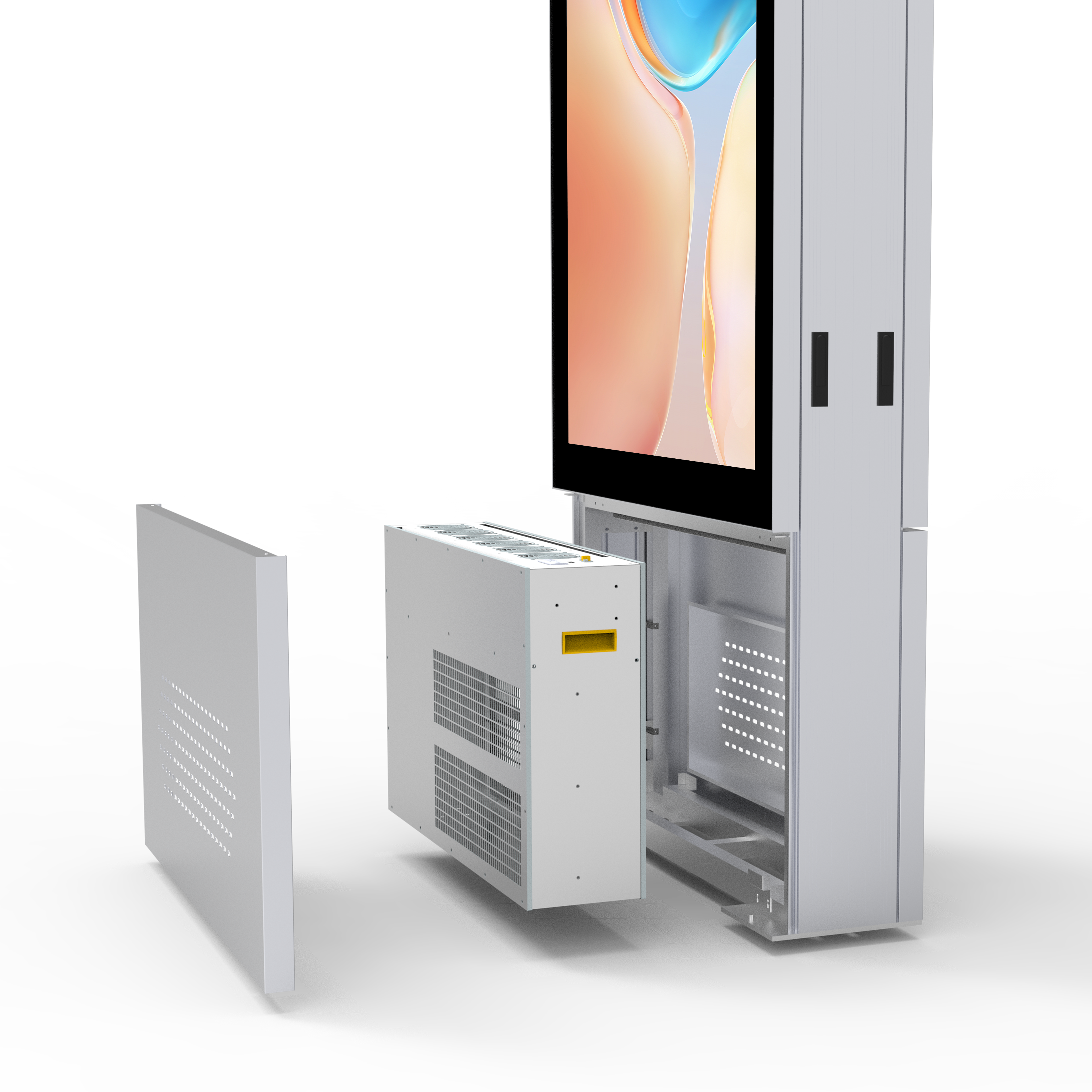 Thermal solutions for utdoor LCD totem
