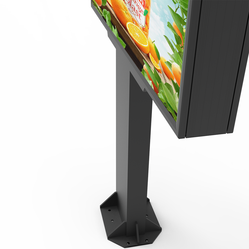 Double-sided large-size smart city LED display panel for highway marketing