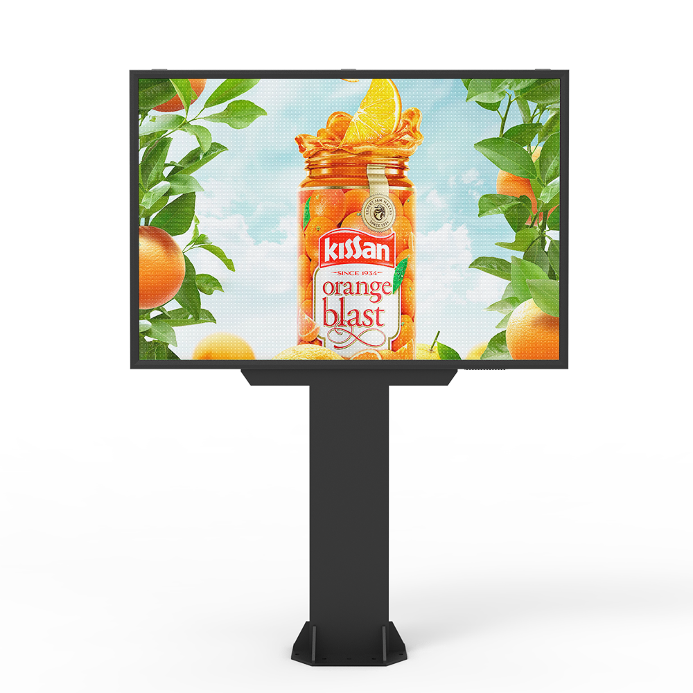 Double-sided large-size smart city LED display panel for highway marketing