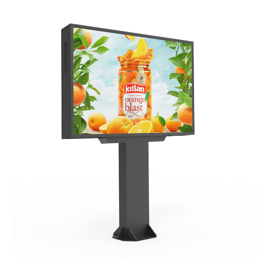 Double-sided large-size smart city LED display panel for highway marketing