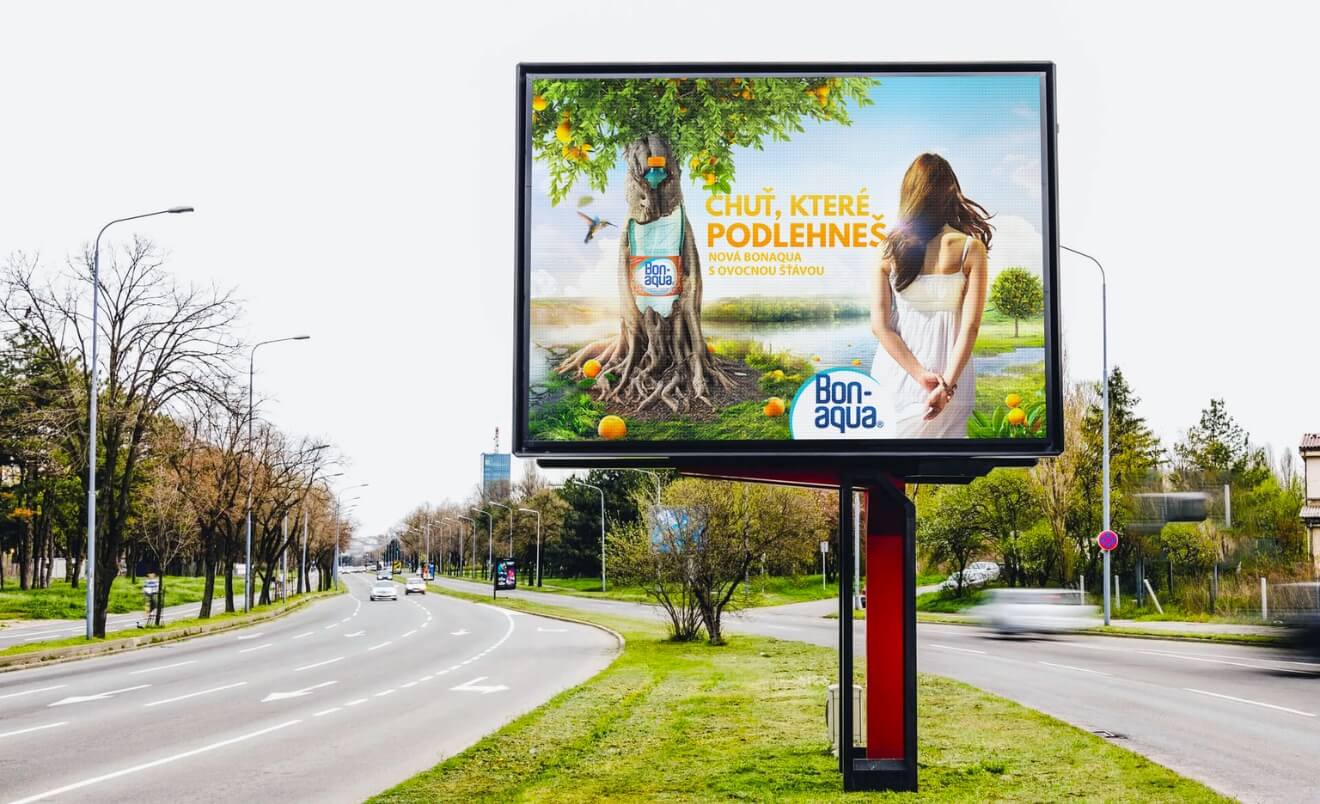France Mega LED digital billboard