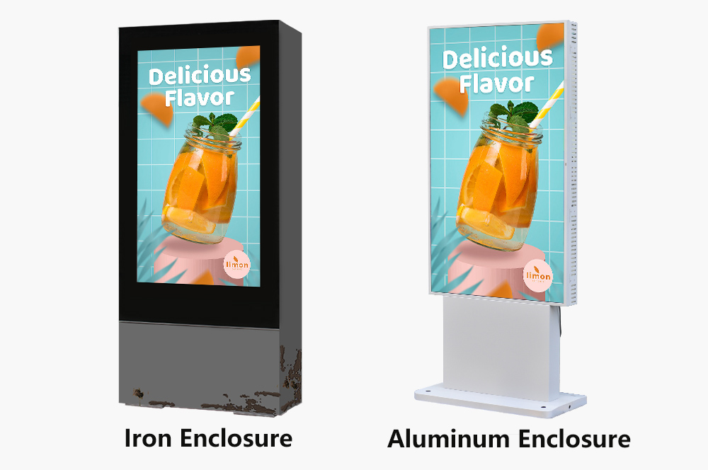 All in one outdoor lcd advertising display