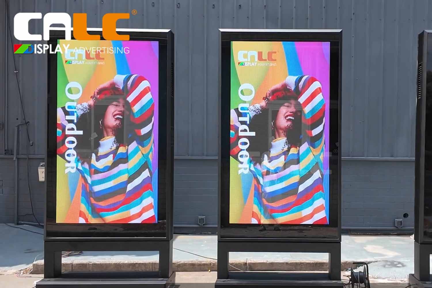 CNLC Double-Sided LED Mupi – P2 Fine-Pitch Display | 4000 Nits Sunlight-Readable | Outdoor Advertising Solution
