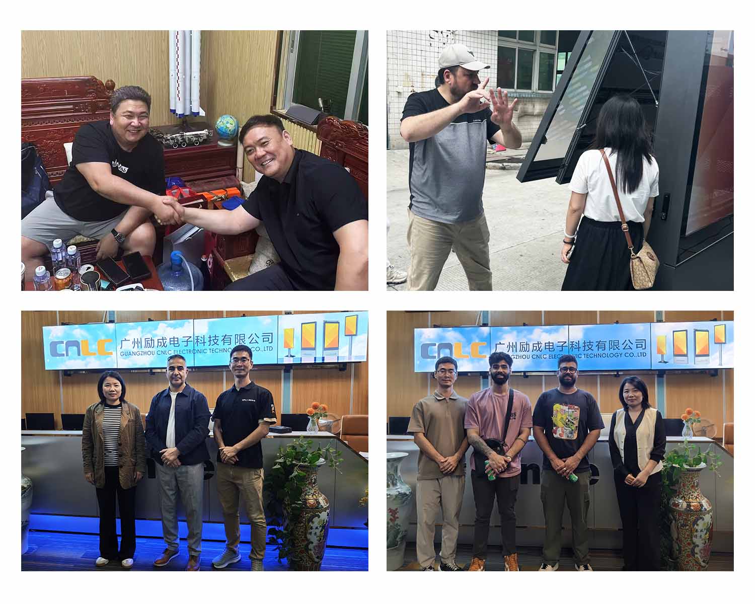 Strengthening global partnerships—CNLC team with international clients.