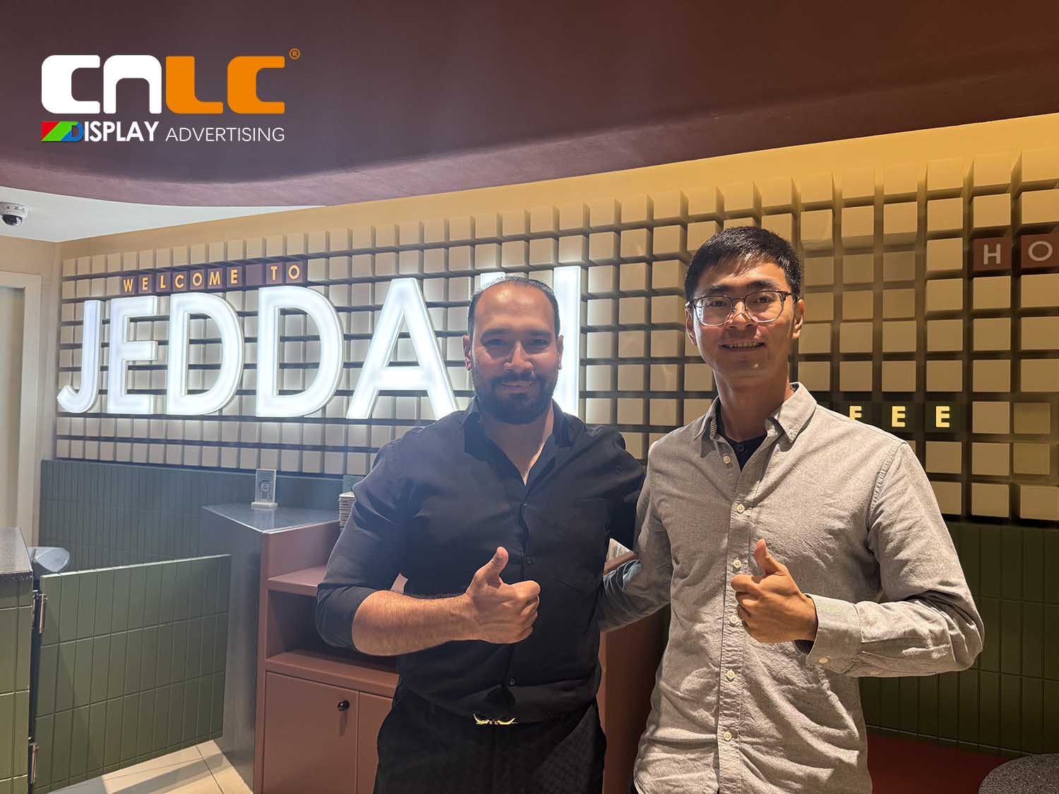 CNLC Visits Middle East Clients: Showcasing Reliable Outdoor Display Solutions at Every Stop