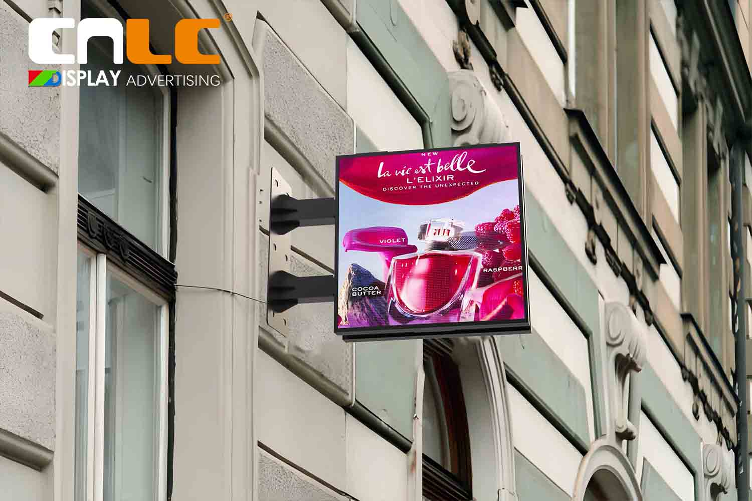 Outdoor LED Blade Sign for Retail Stores | Wall-Mounted, P2.5, IP56 Rated