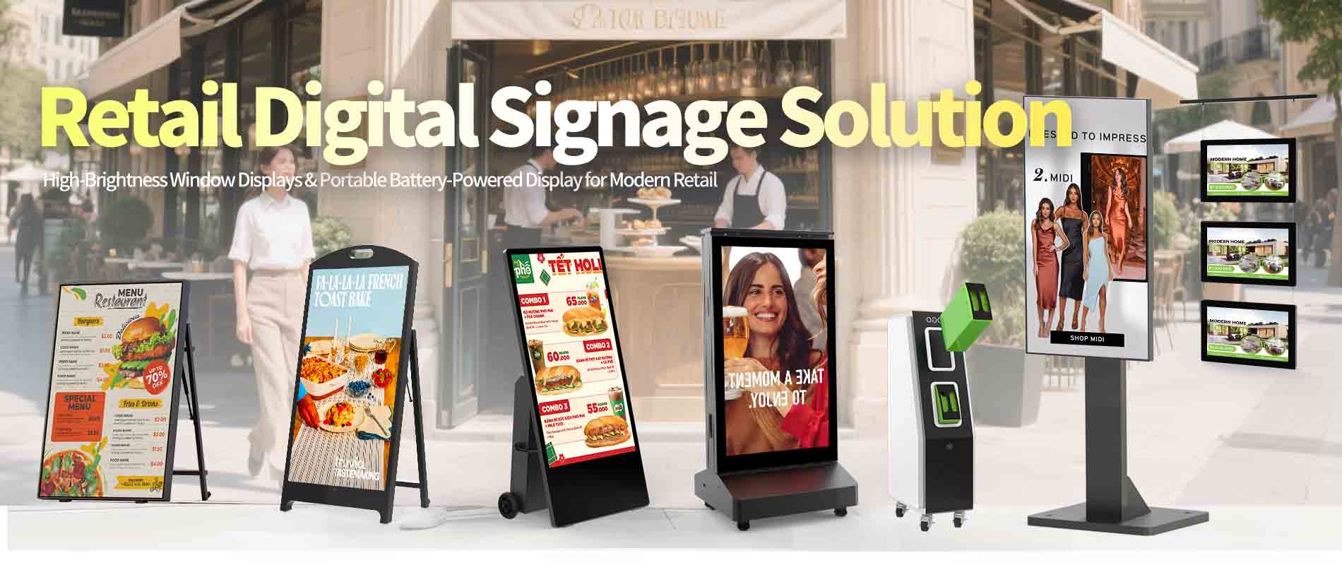CNLC Retail Digital Signage Solution
