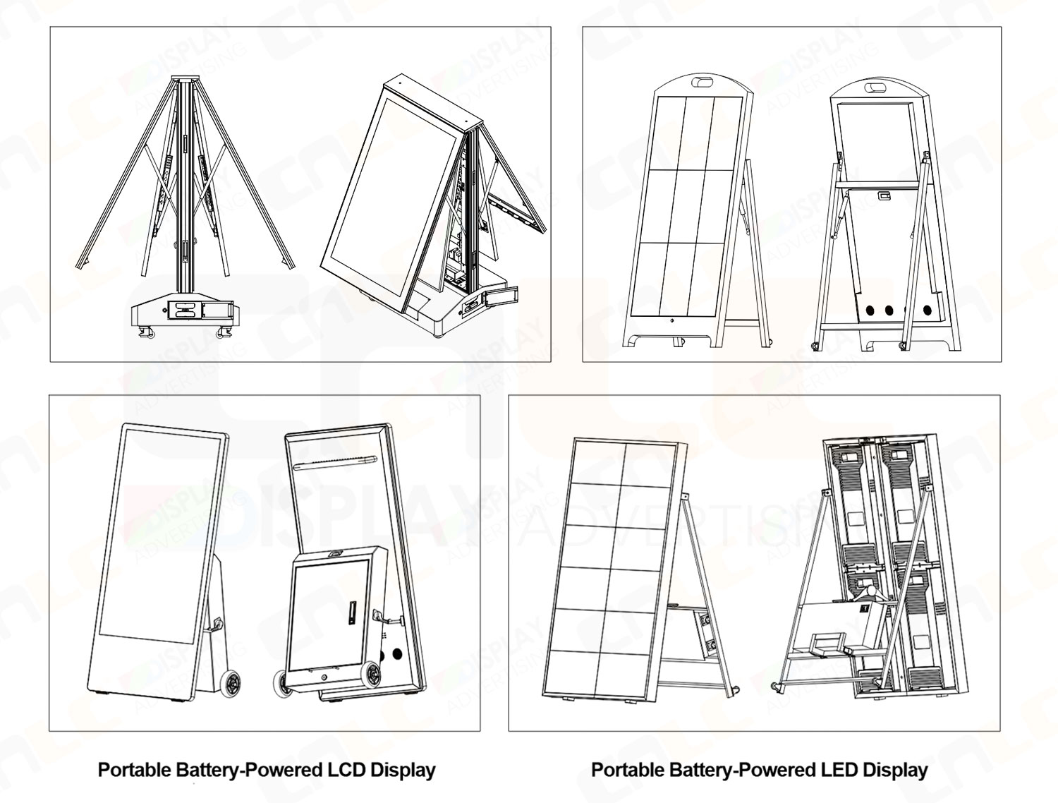 Portable Digital Signage (LCD / LED)