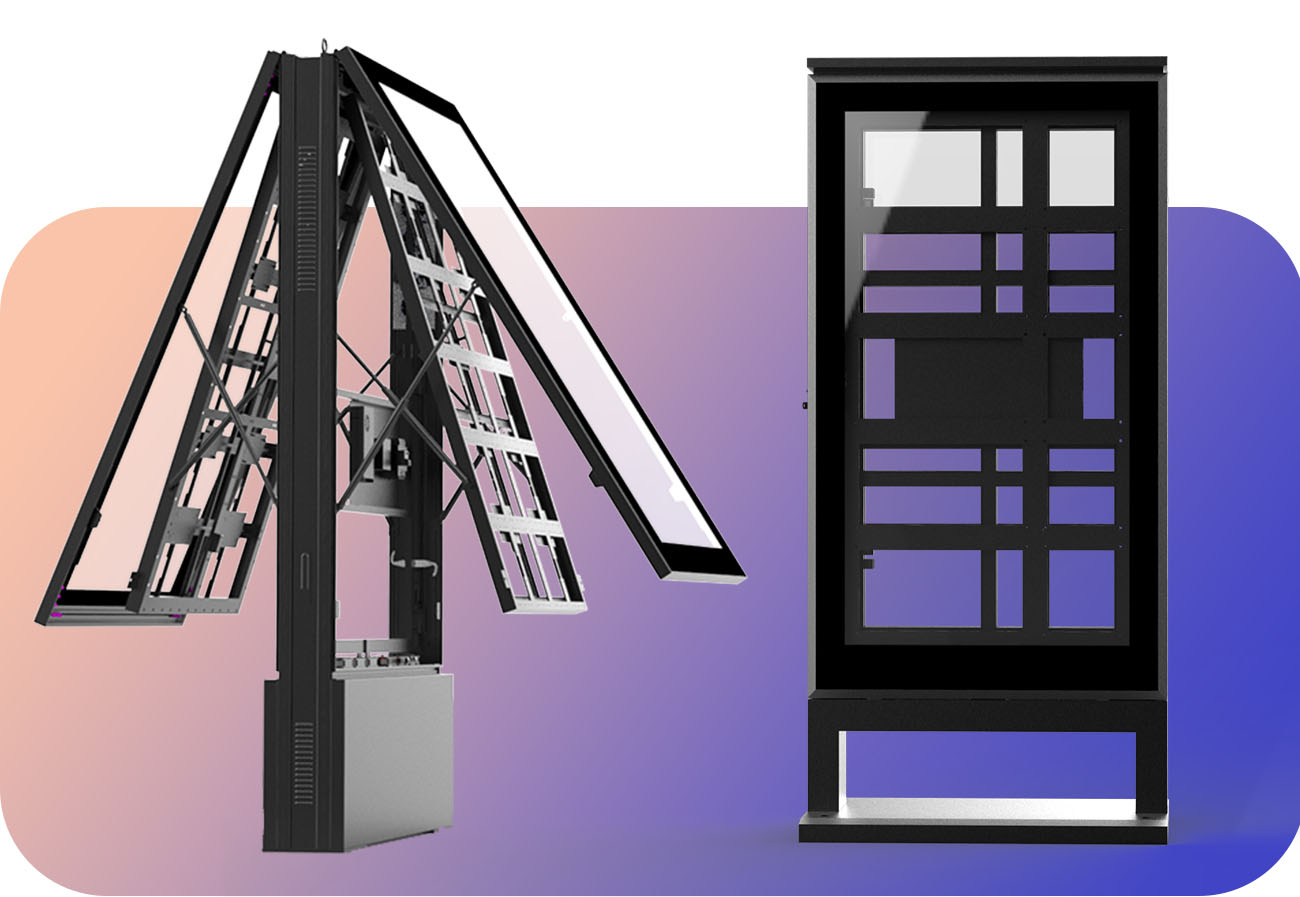Aluminum Cabinet for LED/LCD Totem