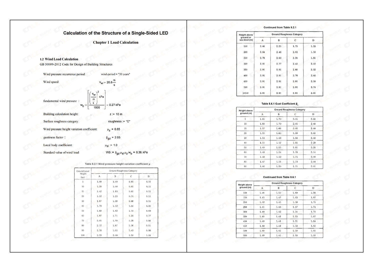 Wind load structural design and engineering verification for outdoor display systems Wind load structural design and engineering verification for outdoor display systems