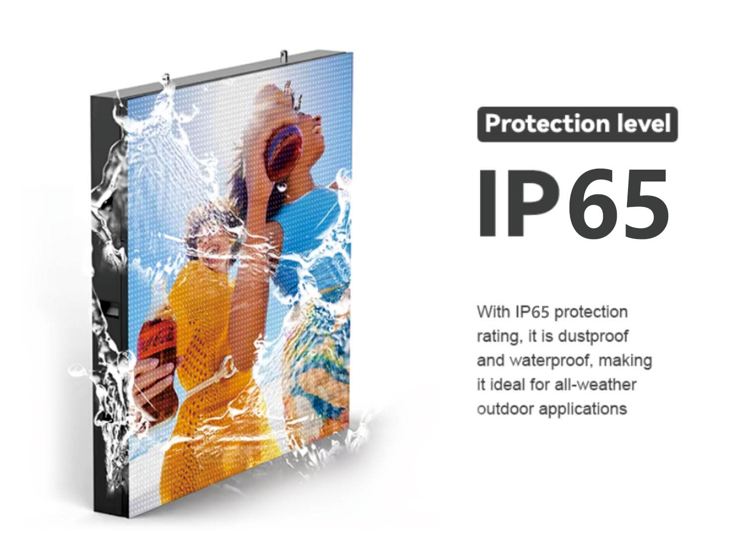 Outdoor Aluminum Fixed LED Cabinet