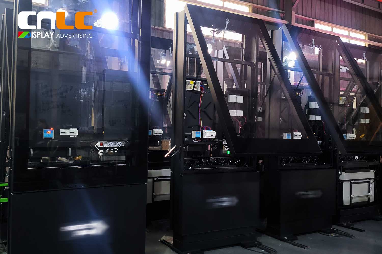 Outdoor LCD Housing for Digital Signage – IP66 Aluminum Enclosure Solution