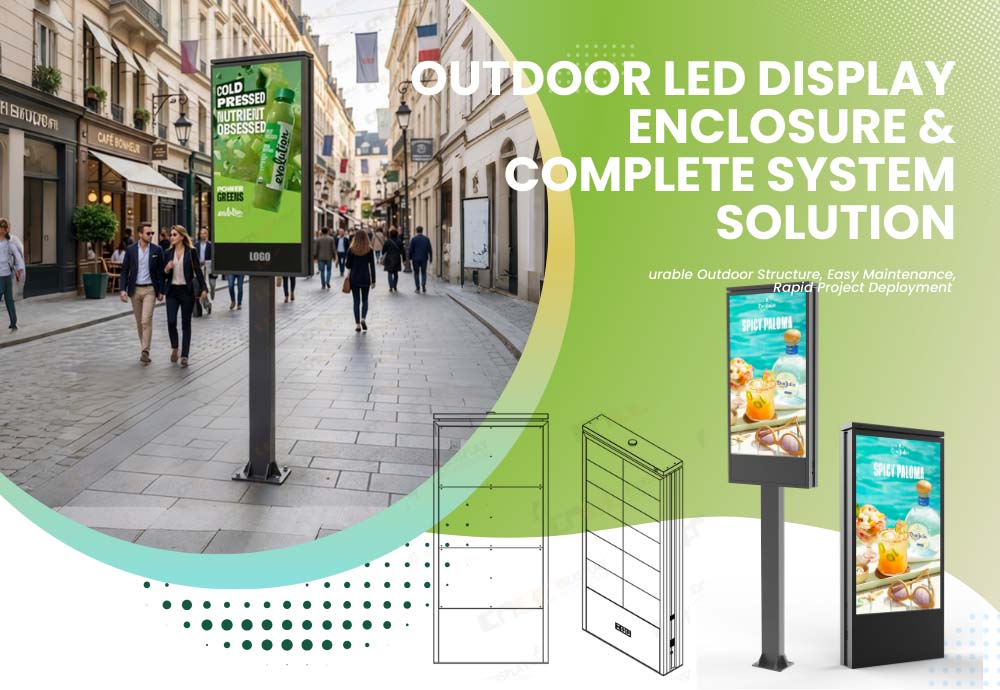 Flexible Outdoor LED Totem & Billboard Display Solution