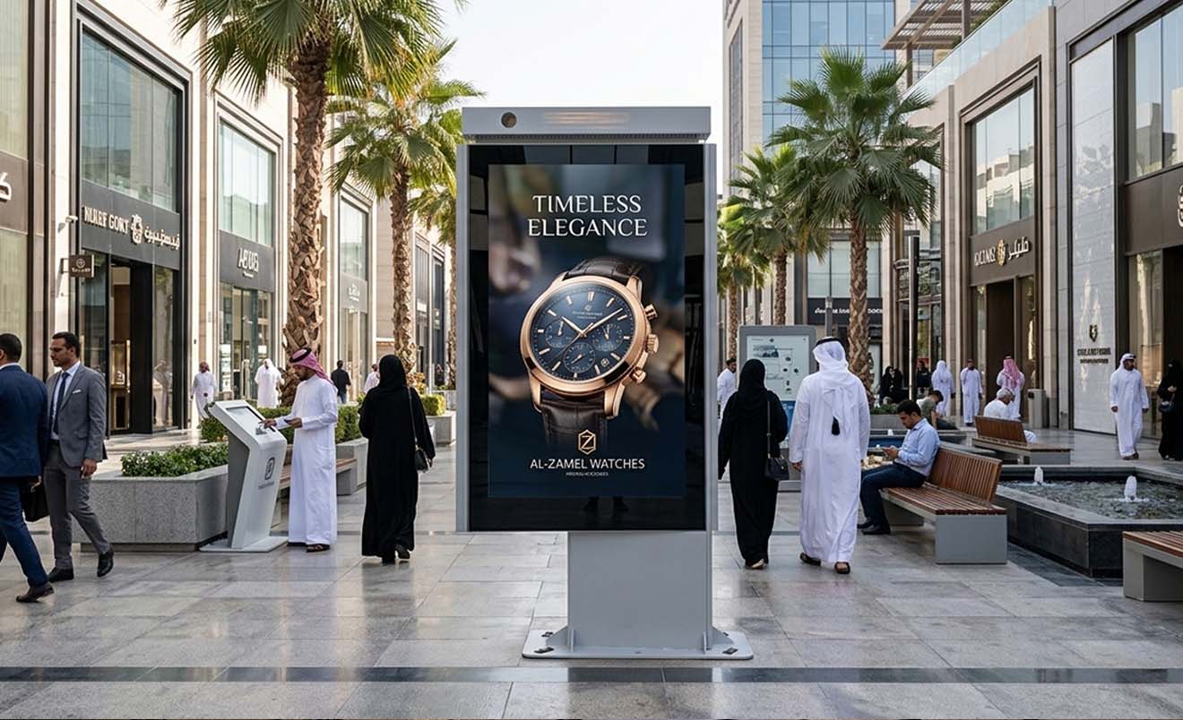 Middle East Case Study: 90 Units P4 Outdoor LED Totem Deployment