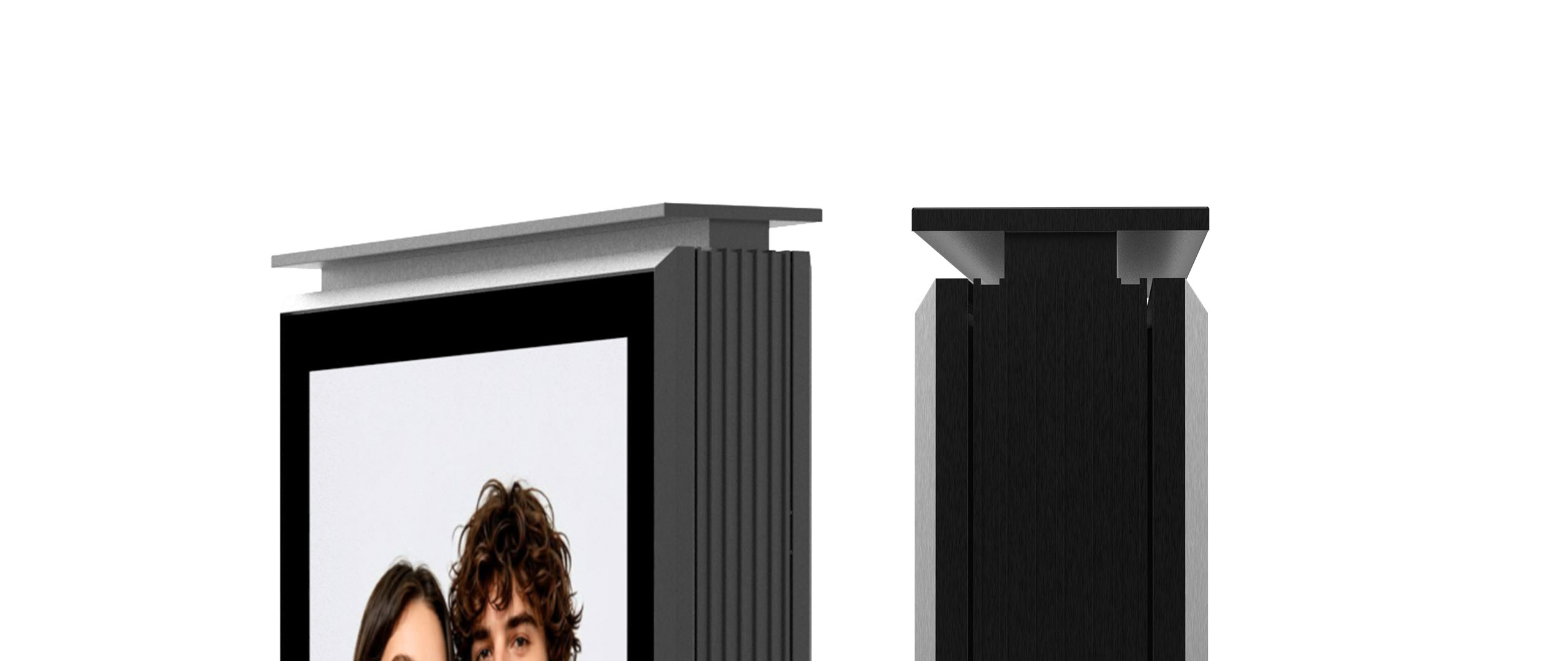 Corrosion-Resistant Aluminum Housing of Side-Opening Outdoor LED Display