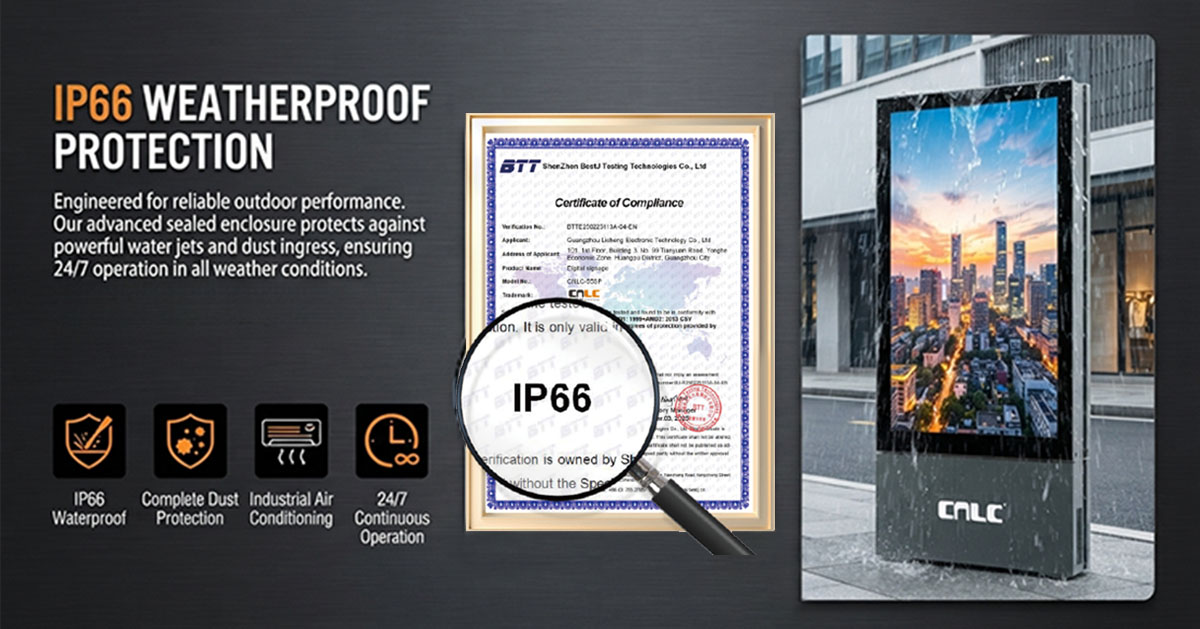 IP66 Outdoor COB LED Mupi