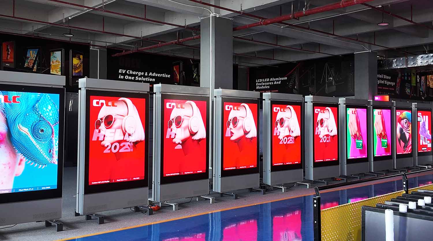 MiP LED Outdoor Digital Signage Project MiP LED outdoor display installed for a digital signage application.